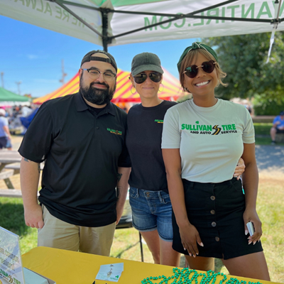 Three members of the sullivan tire marketing team